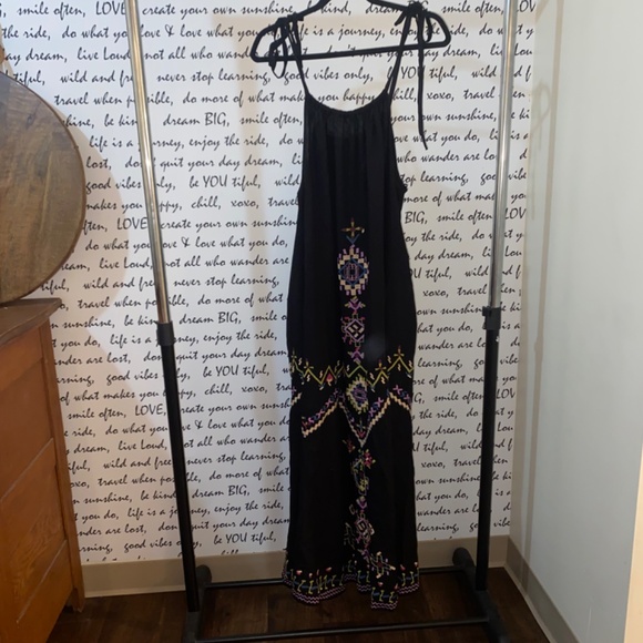 EMBROIDERED MAXI DRESS - Picture 6 of 14